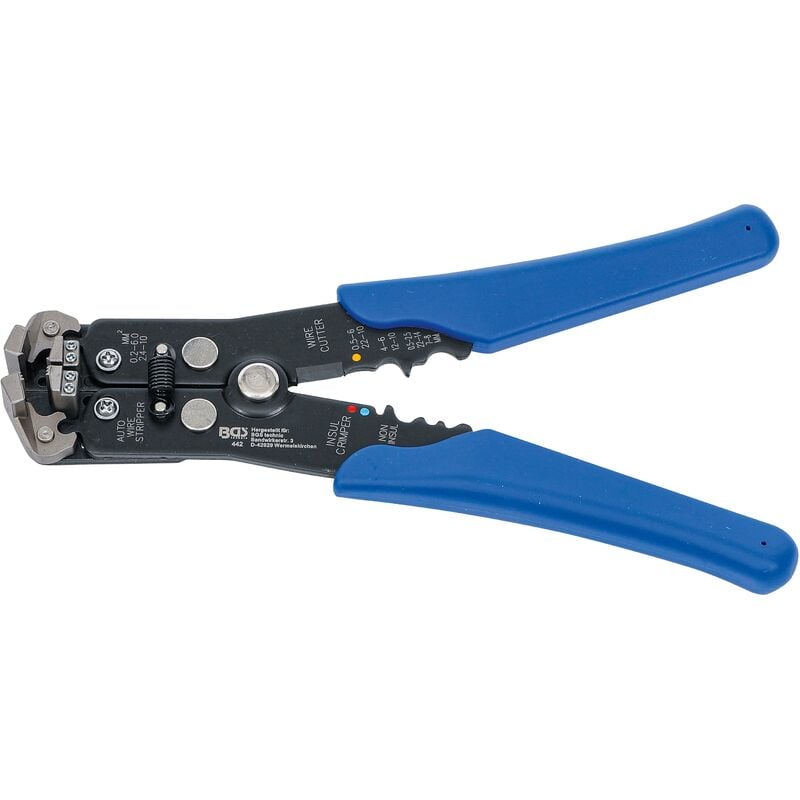 foto del prodotto bgs technic pinza spelafili automatica per fili con 0,13 6 mm 210 mm