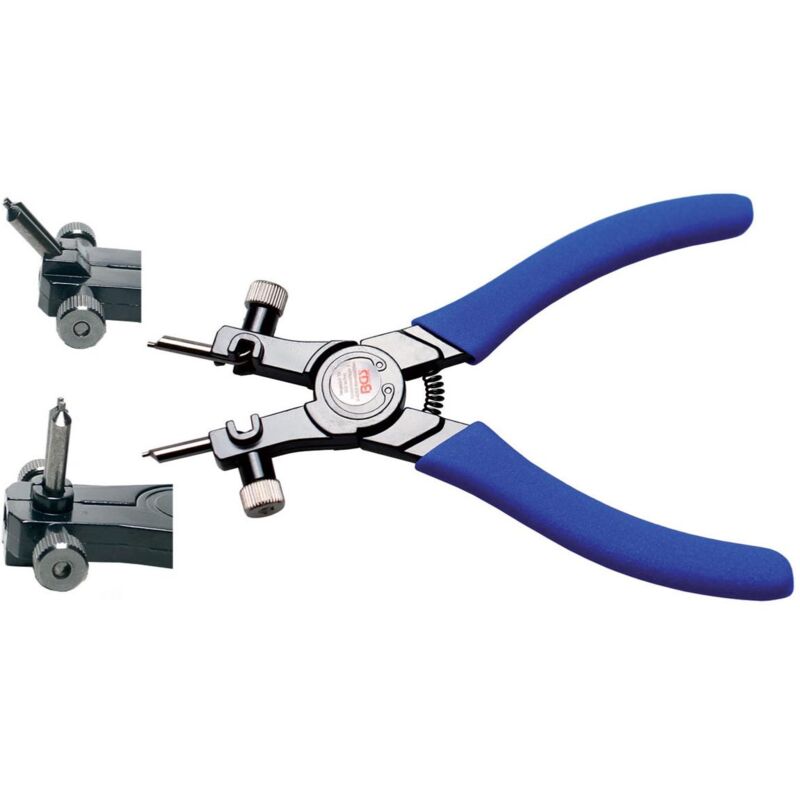 foto del prodotto bgs technic pinze per anelli di sicurezza interni bgs con punte girevoli a 3 posizioni