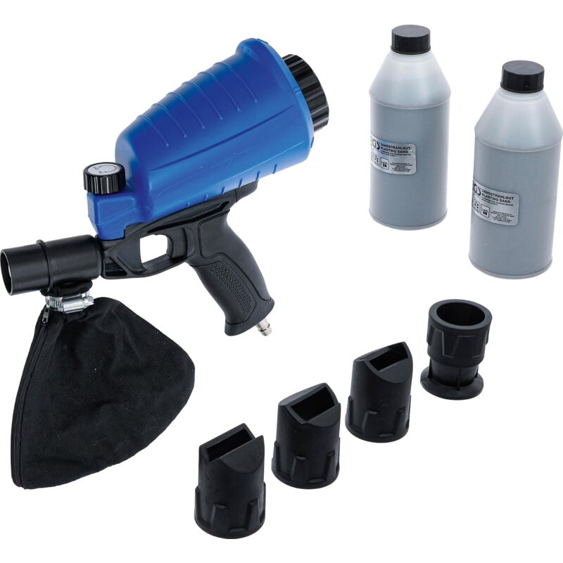foto del prodotto bgs technic pistola di sabbiatura pneumatica incl. accessori 3 pz.