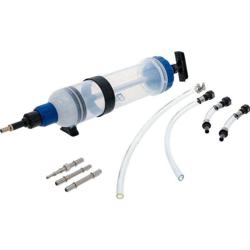 foto del prodotto bgs technic pompa manuale 1500 ml con set di adattatori