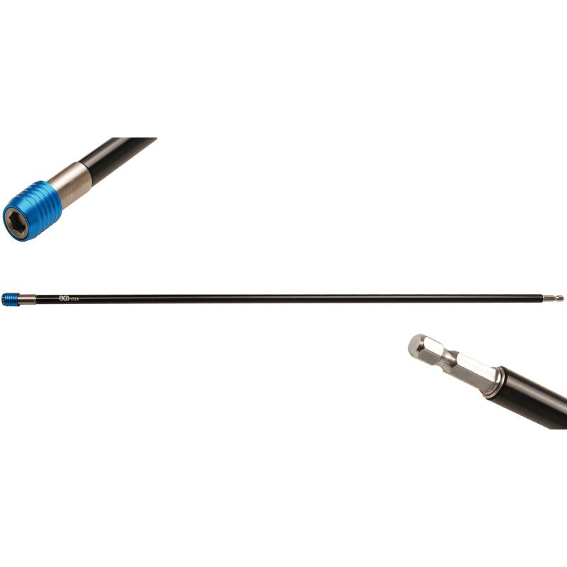 foto del prodotto bgs technic portainserti con sgancio rapido 6,3 mm 1 4 600 mm