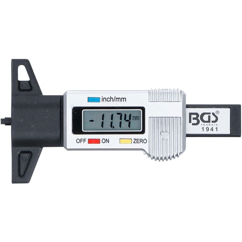 foto del prodotto bgs technic profondimetro per pneumatici misurazione dell usura dei pneumatici