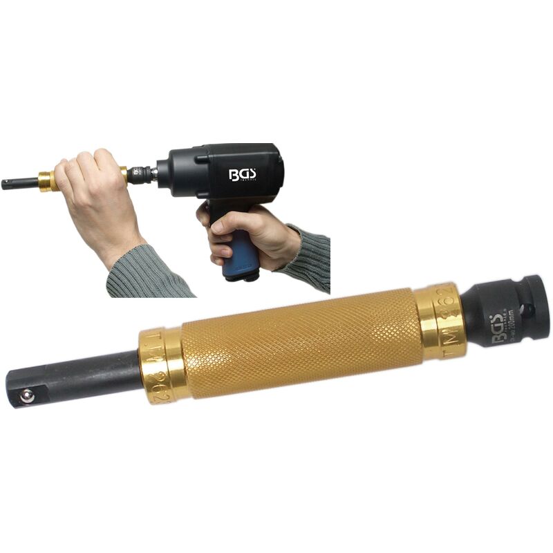 foto del prodotto bgs technic prolunga con impugnatura con cuscinetti a sfera 12,5 mm 1 2 200 mm