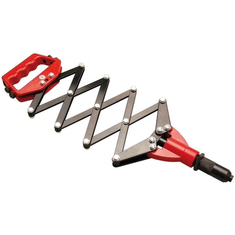 foto del prodotto bgs technic rivettatrice manuale, braccio lungo 3,2 6,4 mm 300 730 mm