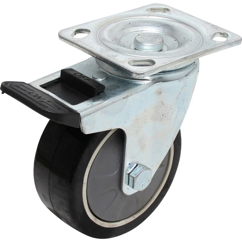 foto del prodotto bgs technic ruota piroettante per carrelli portautensili 4111, 4113, 4114