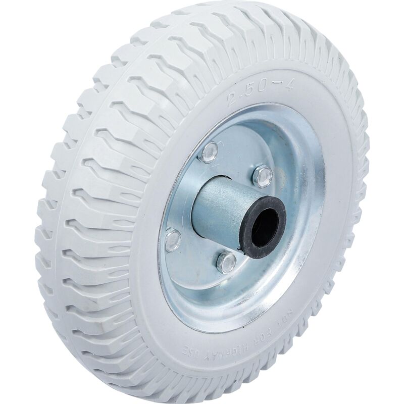 foto del prodotto bgs technic ruota senza camera d aria per carrello poliuretano, grigio 220 mm