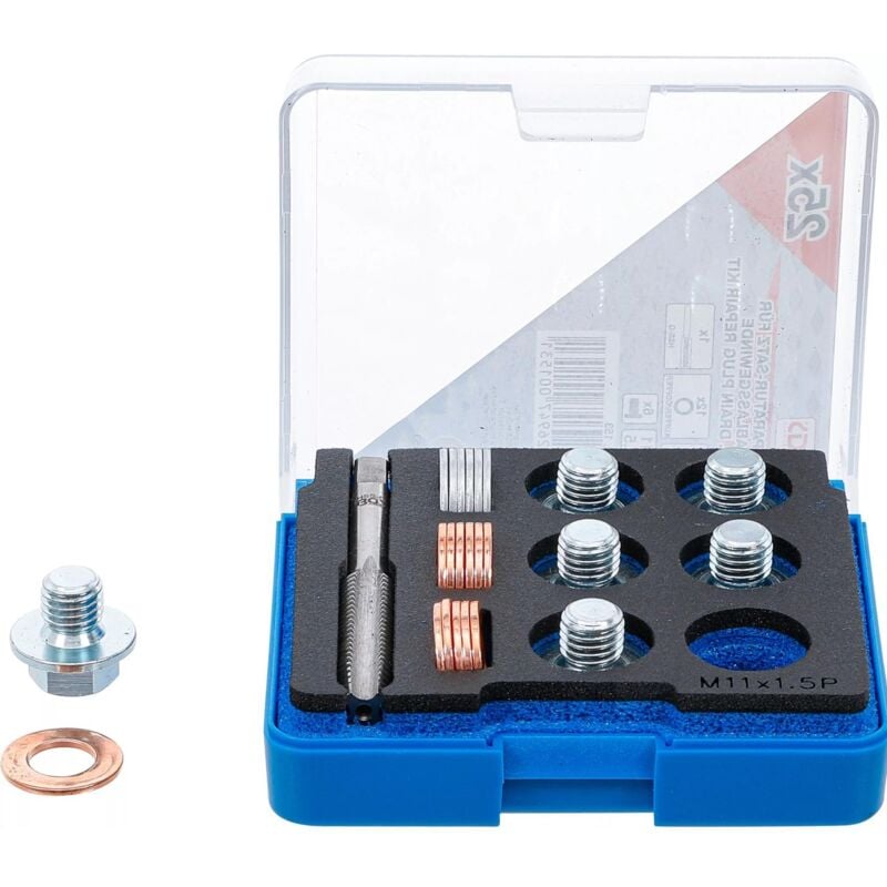 foto del prodotto bgs technic scatola di riparazione tappo di scarico carter olio 10mmx150