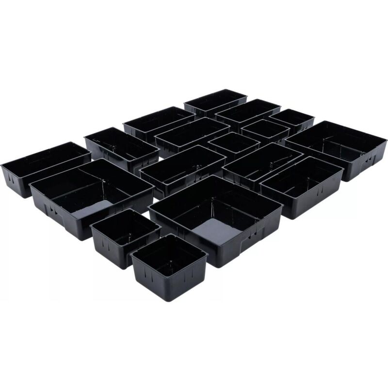 foto del prodotto bgs technic scatole per cassetti per carrelli stoccaggio per carrelli 17 articoli