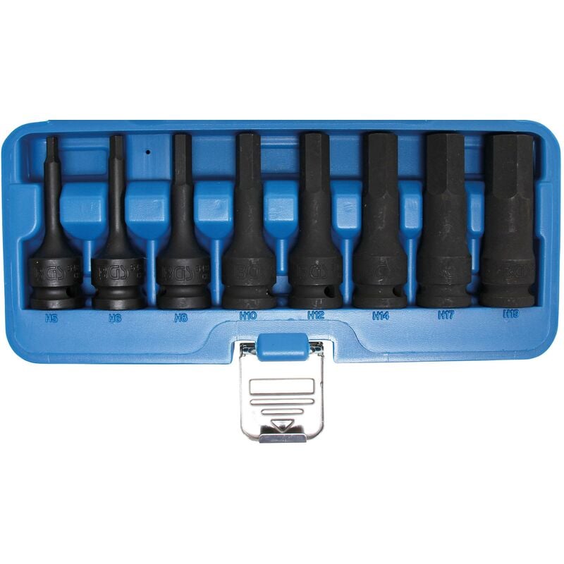 foto del prodotto bgs technic serie di bussole 12,5 mm 1 2 esagono interno 5 19 mm 8 pz.