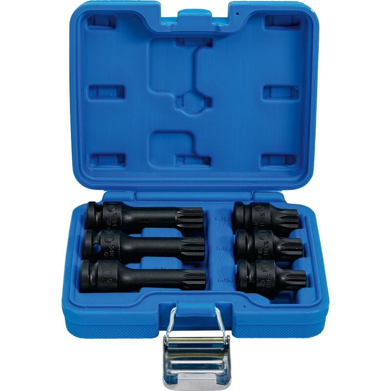foto del prodotto bgs technic serie di bussole 12,5 mm 1 2 poligonale interno per xzn m14 m18 6pz.