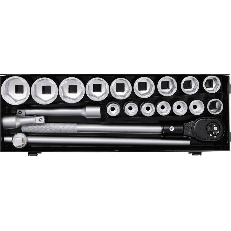foto del prodotto bgs technic serie di bussole 20 mm 3 4 19 50 mm 20 pz.