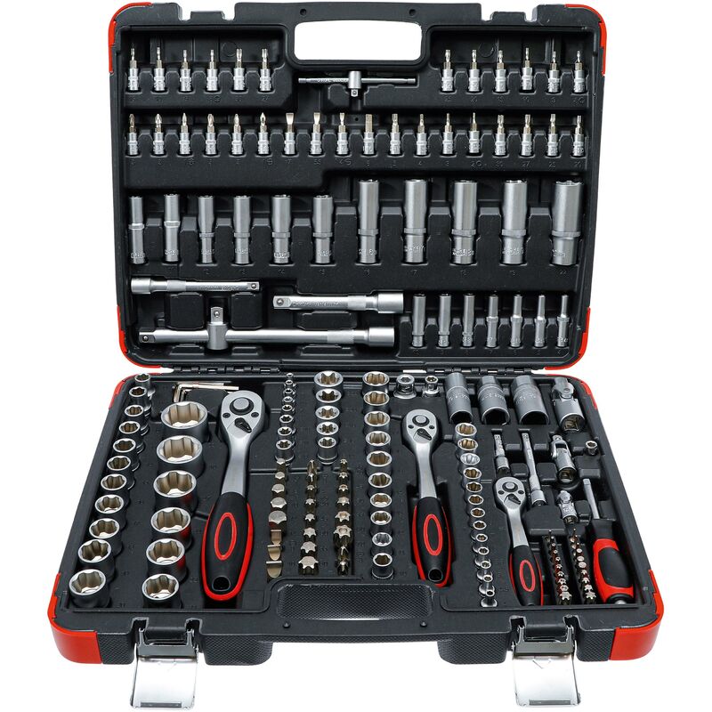 foto del prodotto bgs technic serie di bussole 6,3 mm 1 4 10 mm 3 8 12,5 mm 1 2 172 pz.