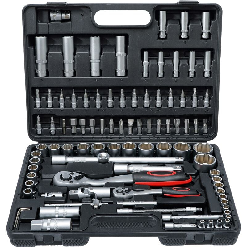 foto del prodotto bgs technic serie di bussole 6,3 mm 1 4 12,5 mm 1 2 94 pz.