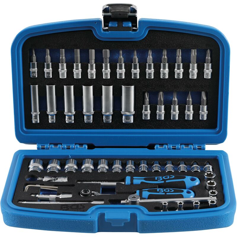 foto del prodotto bgs technic serie di bussole 6,3 mm 1 4 53 pz.