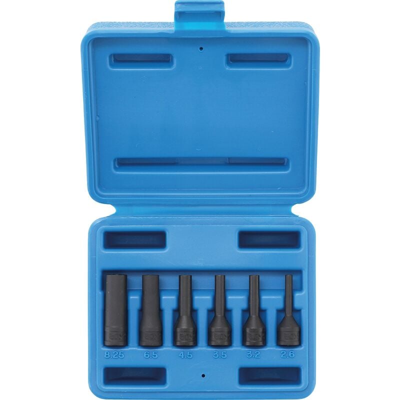 foto del prodotto bgs technic serie di bussole serr.elettrodi candeletta 6,3 mm 1 4 6 pz.