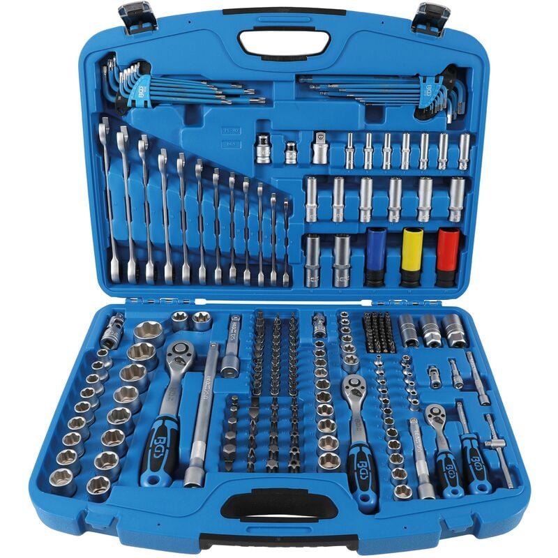 foto del prodotto bgs technic serie di bussole surface drive 6,3 mm 1 4 10 mm 3 8 12,5 mm 1 2 218 pz.