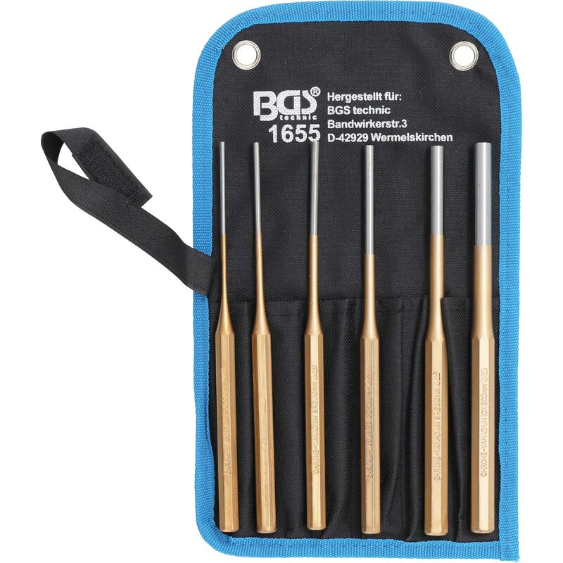 foto del prodotto bgs technic serie di cacciaspine 200 mm 3 10 mm 6 pz.