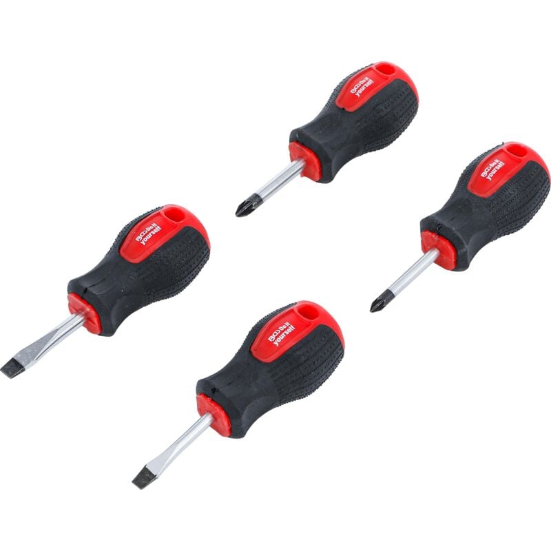 foto del prodotto bgs technic serie di cacciaviti per carburatori taglio croce pz lunghezza della lama 40 mm 4 pz.