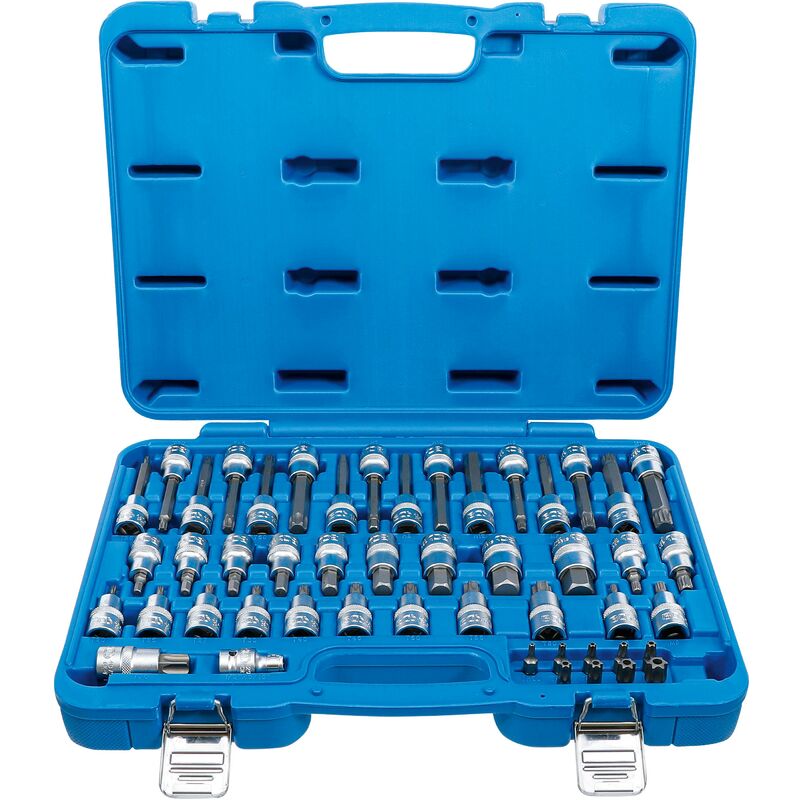 foto del prodotto bgs technic serie di chiavi a bussola 12,5 mm 1 2 , 8 mm 5 16 49 pz.