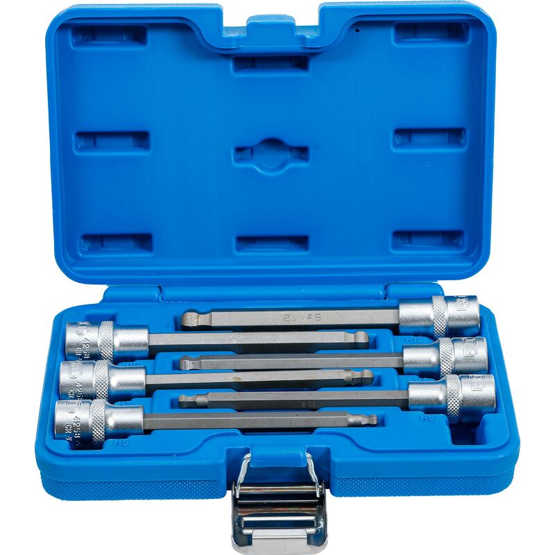 foto del prodotto bgs technic serie di chiavi a bussola 12,5 mm 1 2 esagono interno con testa sferica 5 12 mm 6 pz.