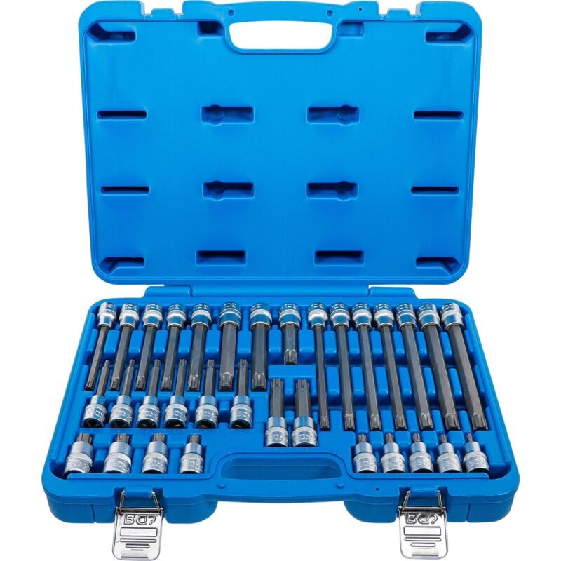 foto del prodotto bgs technic - serie di chiavi a bussola 12,5 mm 1 2' profilo a cuneo per ribe 32 pz.