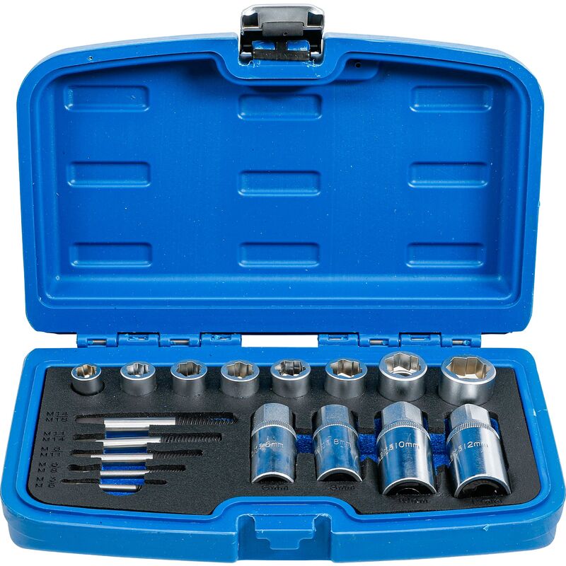foto del prodotto bgs technic serie di estrattori per viti dadi prigionieri 17 pz.