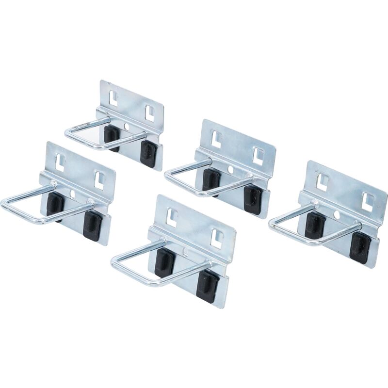 foto del prodotto bgs technic serie di ganci a u per sistema a parete 5 pz.