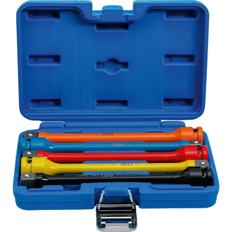 foto del prodotto bgs technic set barre di torsione 12,5 mm 1 2 100 150 nm 5 pz.