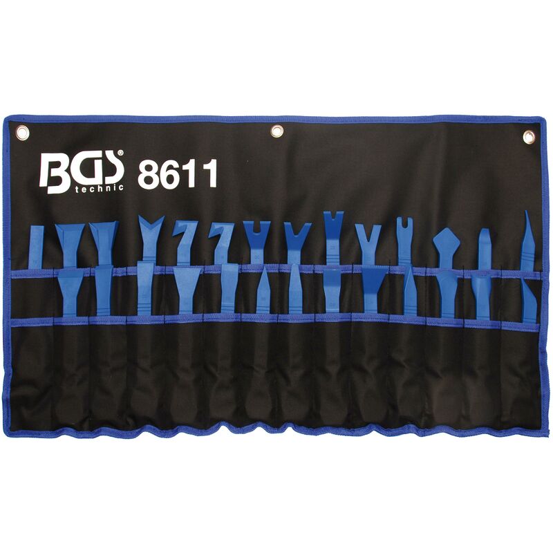 foto del prodotto bgs technic set cunei e raschietti per modanature 27 pz.