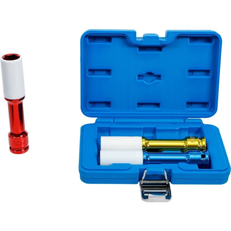 foto del prodotto bgs technic set di bussole macch.riv.plastica 12,5 mm 1 2 profondit 150 mm 17 19 21 mm 3 pz.