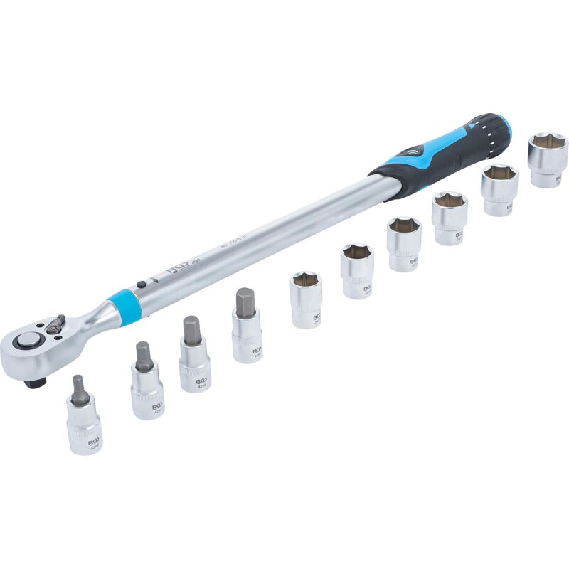 foto del prodotto bgs technic set di chiavi dinamometriche 12,5 mm 1 2 40 200 nm 11 pz.