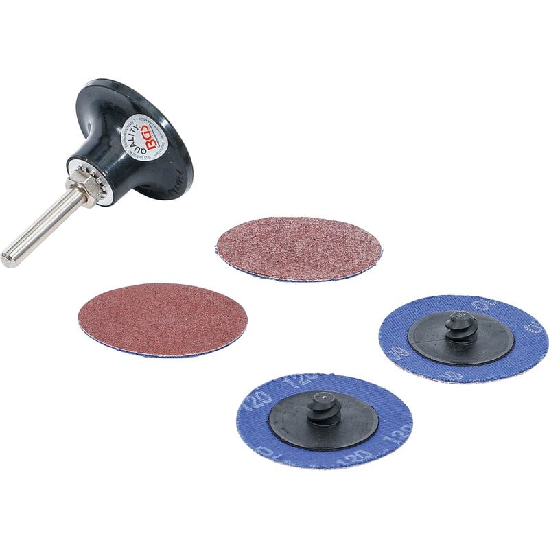 foto del prodotto bgs technic set di dischi e tazze abrasivi 50 mm
