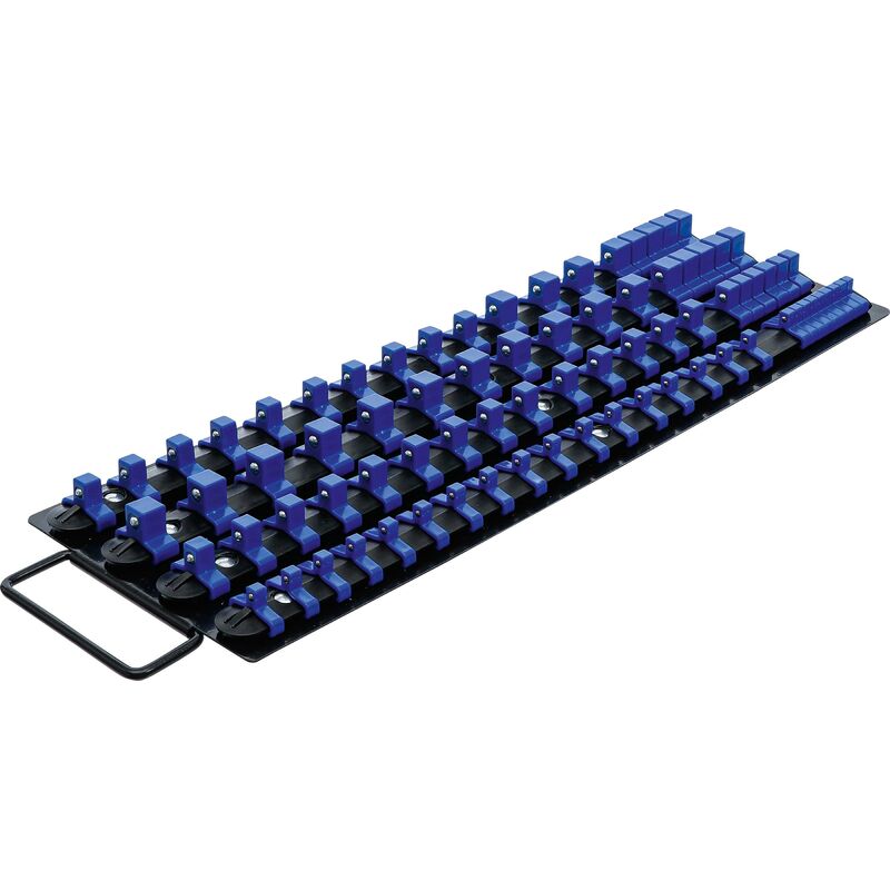 foto del prodotto bgs technic set di guide portainserti a bussola con 80 clip per inserti da 6,3 mm 1 4 , 10 mm 3 8 , 12,5 mm 1 2 
