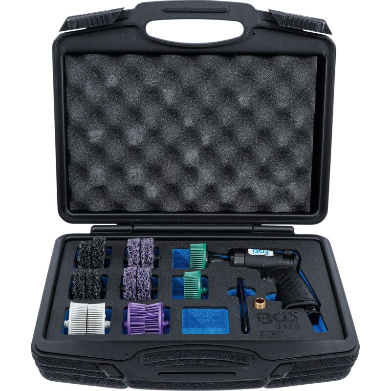 foto del prodotto bgs technic - set di levigatrici pneumatiche 17 pz.