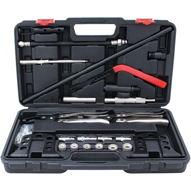 foto del prodotto bgs technic - set di montaggio e smontaggio valvole universale 21 pz.