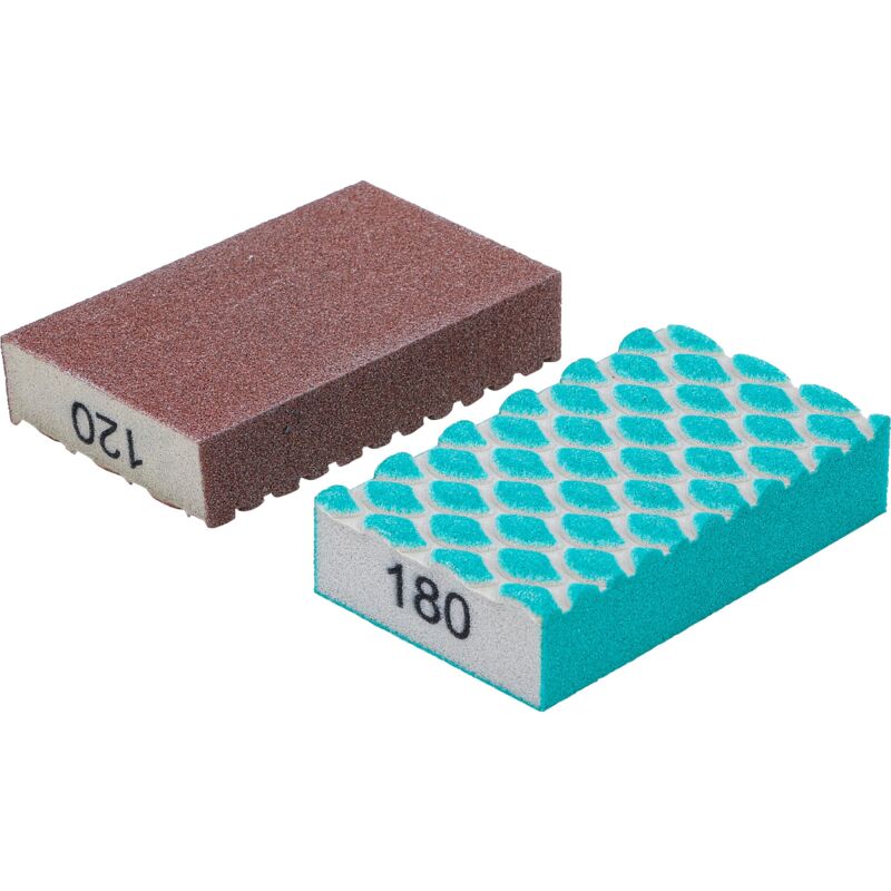 foto del prodotto bgs technic set di spugne abrasive k 120, 180 2 pz.