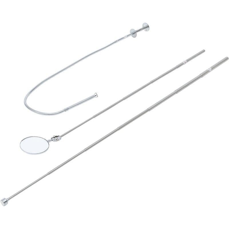 foto del prodotto bgs technic set magnete, asta prenditutto e specchietto per ispezione 3 pz.