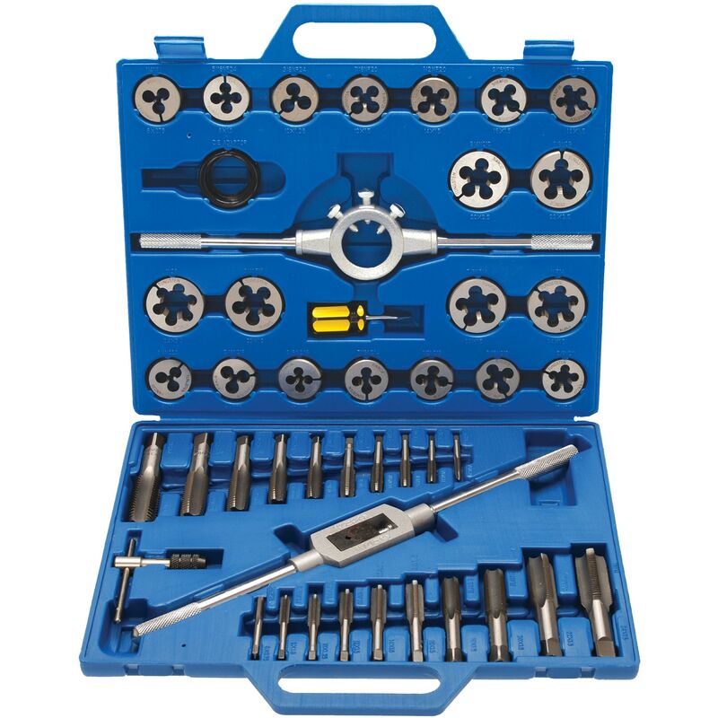 foto del prodotto bgs technic set maschi e filiere m6 m24 45 pz.