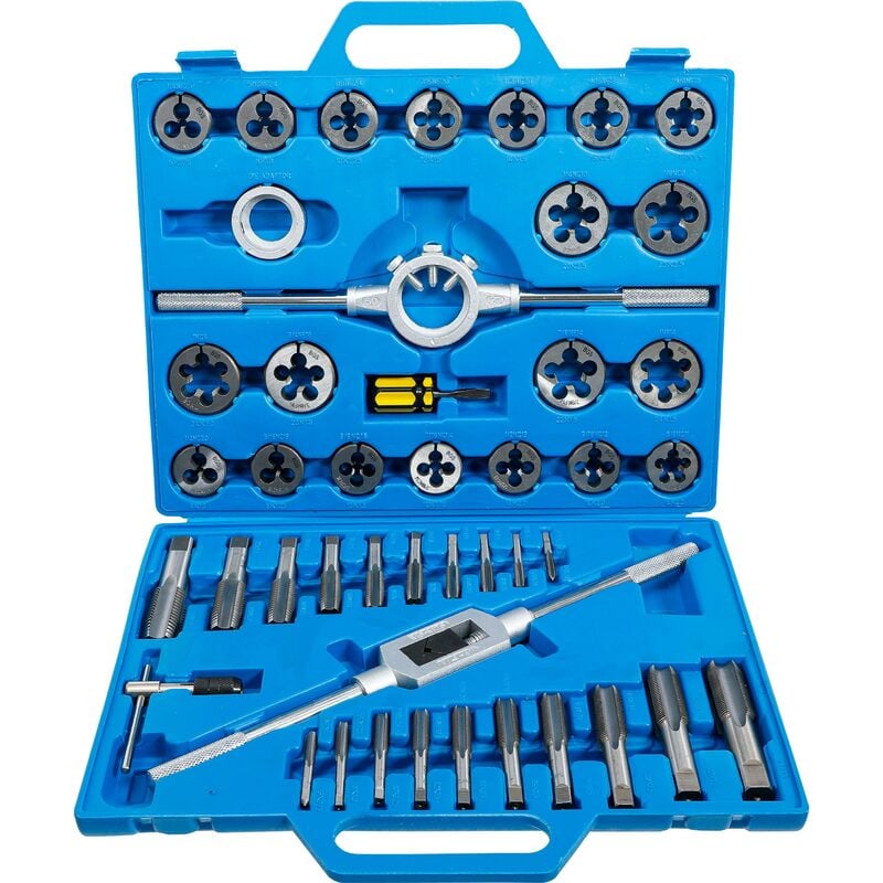 foto del prodotto bgs technic set maschi e filiere pollici 1 4 1 45 pz.