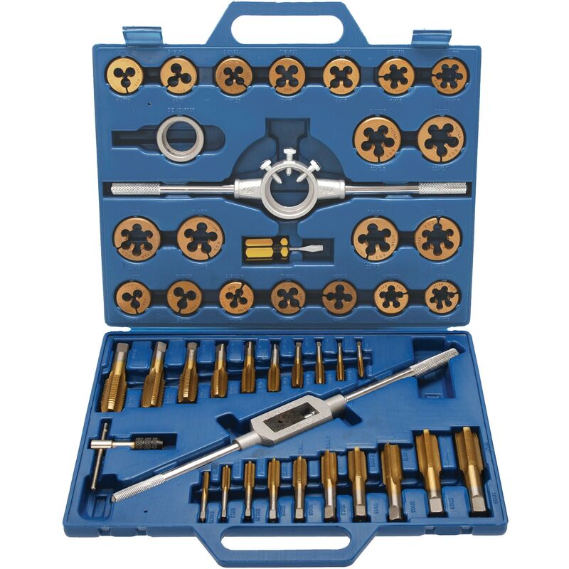 foto del prodotto bgs technic set maschi e filiere rivestimento in stagno m6 m24 45 pz.