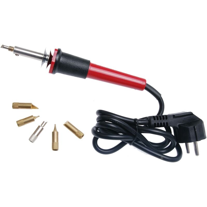 foto del prodotto bgs technic set pirografo saldatore con accessori 7 pz.