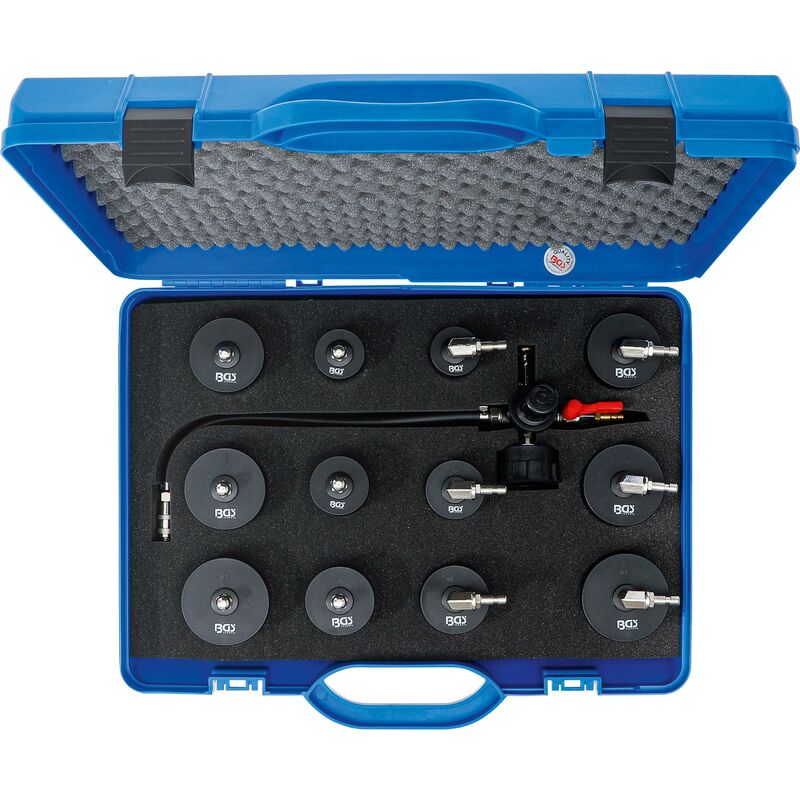 foto del prodotto bgs technic set tester universali perdita di pressione delle turbine in valigia 13 pz.