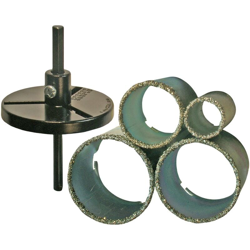 foto del prodotto bgs technic set trapano per mattonelle 33 73 mm 6 pz.