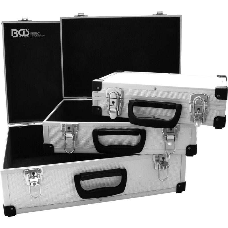 foto del prodotto bgs technic set valigetta in alluminio 3 pz.