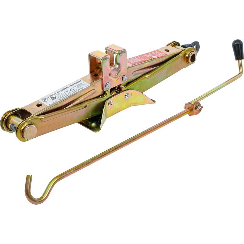foto del prodotto bgs technic sollevatore a forbice con manovella 1 t