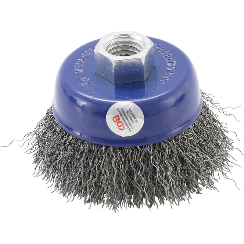 foto del prodotto bgs technic spazzola a disco in filo acciaio sede m14 x 2,0 65 x 50 mm