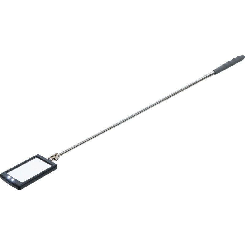 foto del prodotto bgs technic specchietto telescopico di ispezione a led 290 876 mm