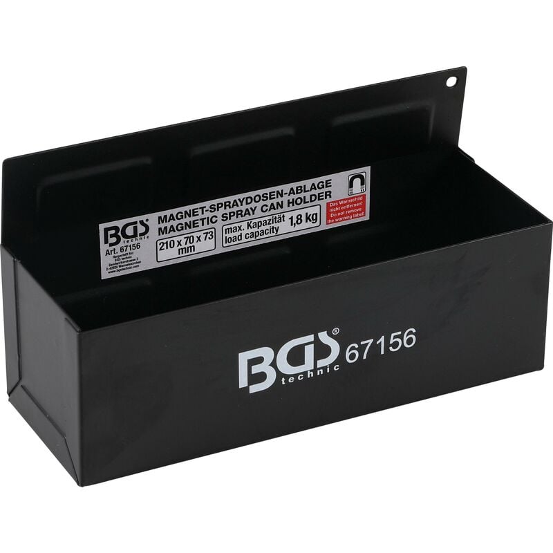 foto del prodotto bgs technic supporto magnetico per bombolette spray 210 mm
