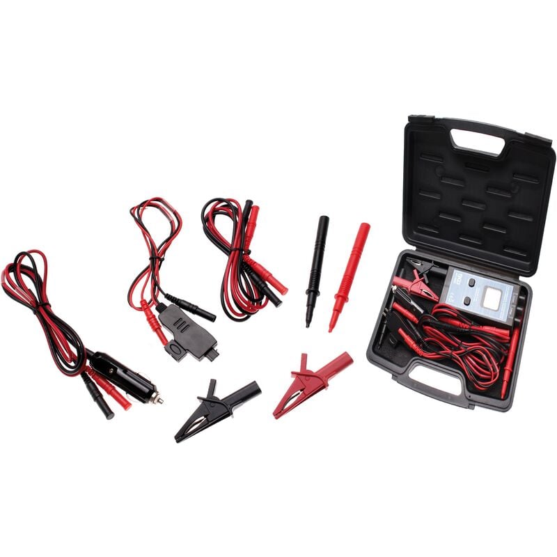 foto del prodotto bgs technic tester tensione e corrente autoveicoli 1 48 v