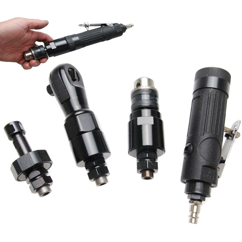 foto del prodotto bgs technic utensile pneumatico multifunzione con 3 teste di lavoro intercambiabili